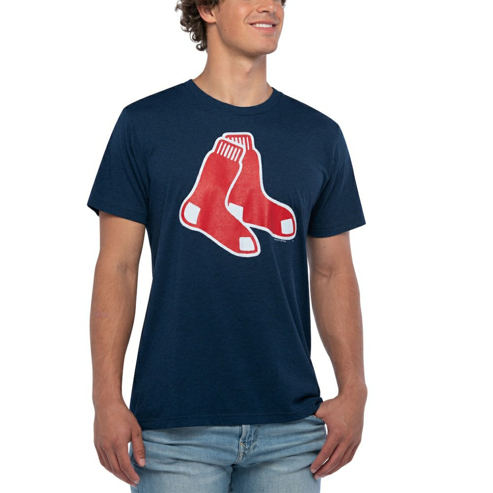 Boston Red Sox Homage Hand-Drawn Logo Tri-Blend T-Shirt - MLB T-shirts
