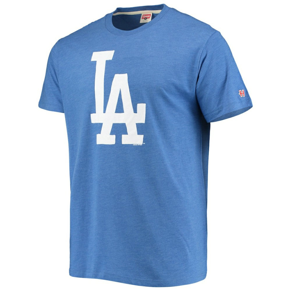 Los Angeles Dodgers Homage Hand-Drawn Logo Tri-Blend T-Shirt - MLB T-shirts