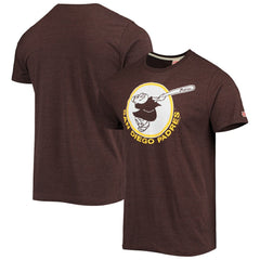 San Diego Padres Homage Hand-Drawn Logo Tri-Blend T-Shirt - MLB T-shirts