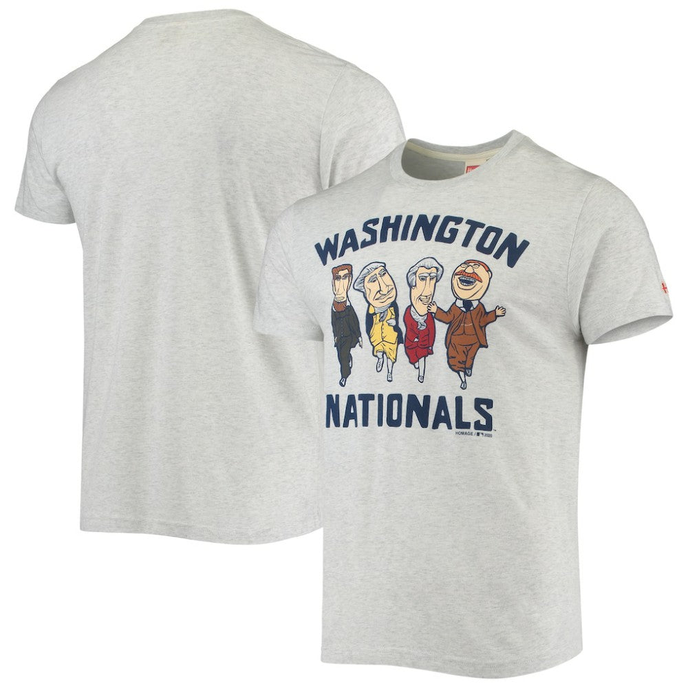 Washington Nationals Homage Hyper Local Tri-Blend T-Shirt - MLB T-shirts