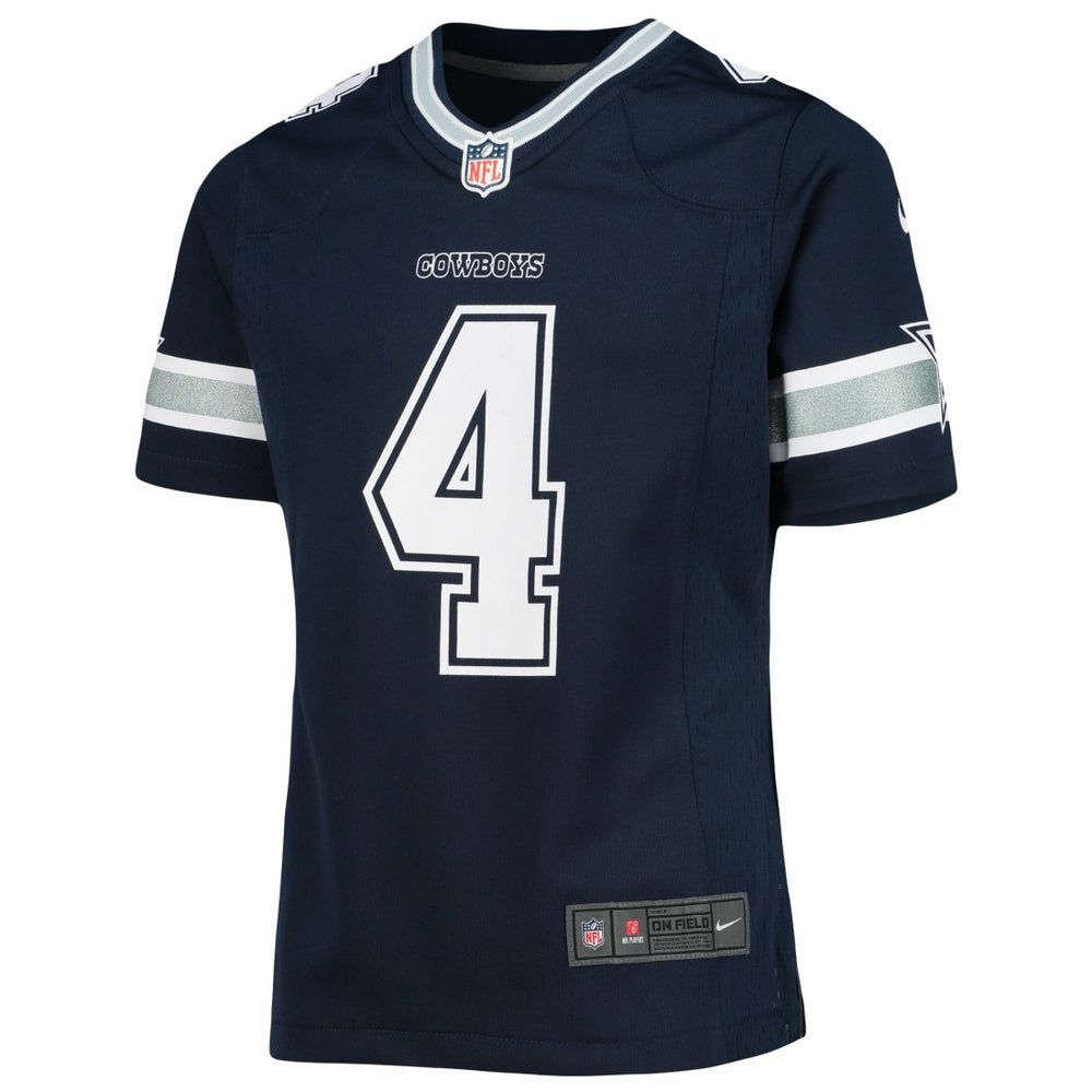 Dallas Cowboys Dak Prescott  Girls Youth Team Game Jersey | NFL Outlet
