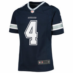 Dallas Cowboys Dak Prescott  Girls Youth Team Game Jersey | NFL Outlet