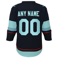 Seattle Kraken Youth Home Replica Custom Jersey -  NHL Jerseys