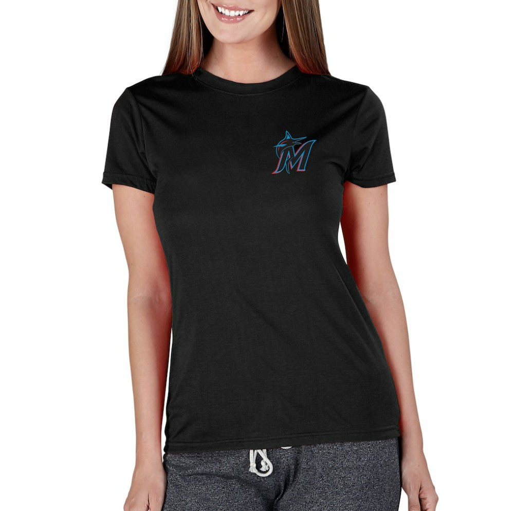 Miami Marlins Concepts Sport Women's Marathon Knit Top - MLB Tops