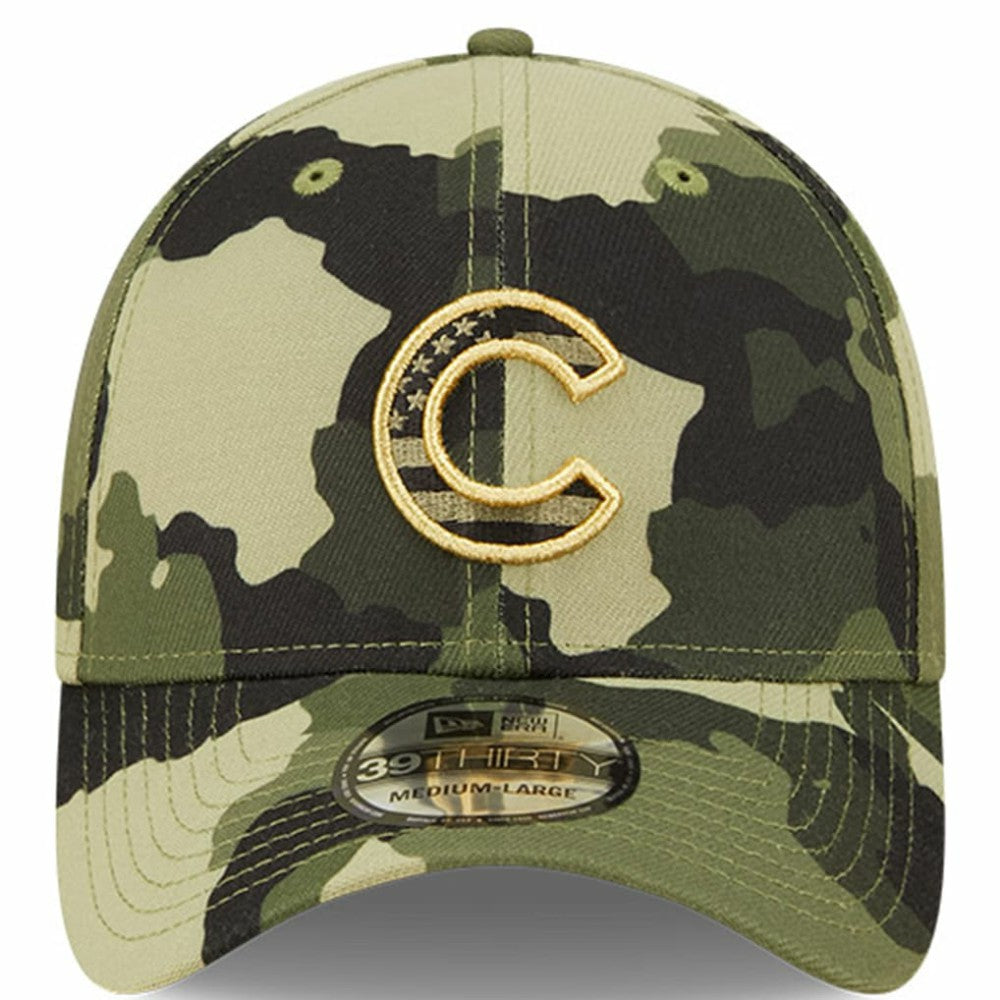 Chicago Cubs New Era 2022 Armed Forces Day 39THIRTY Flex Hat - MLB Hats