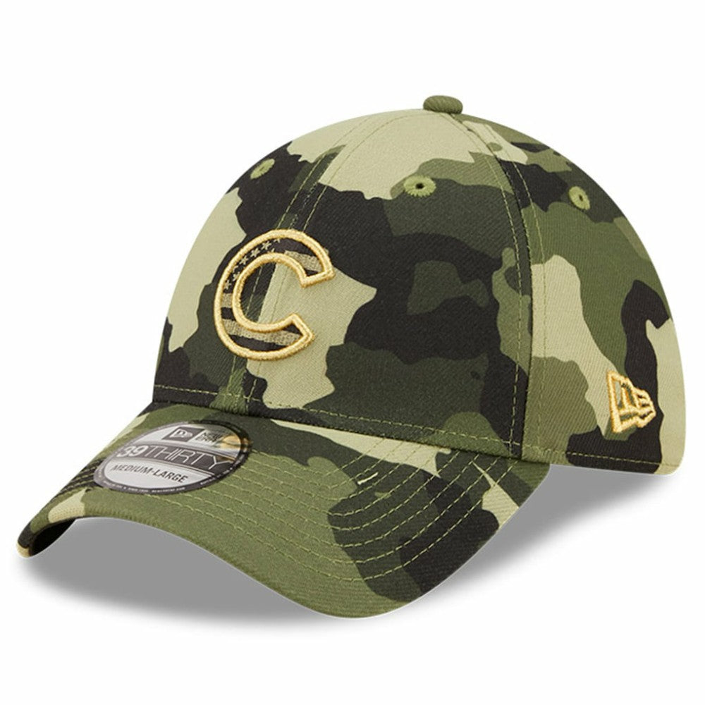 Chicago Cubs New Era 2022 Armed Forces Day 39THIRTY Flex Hat - MLB Hats