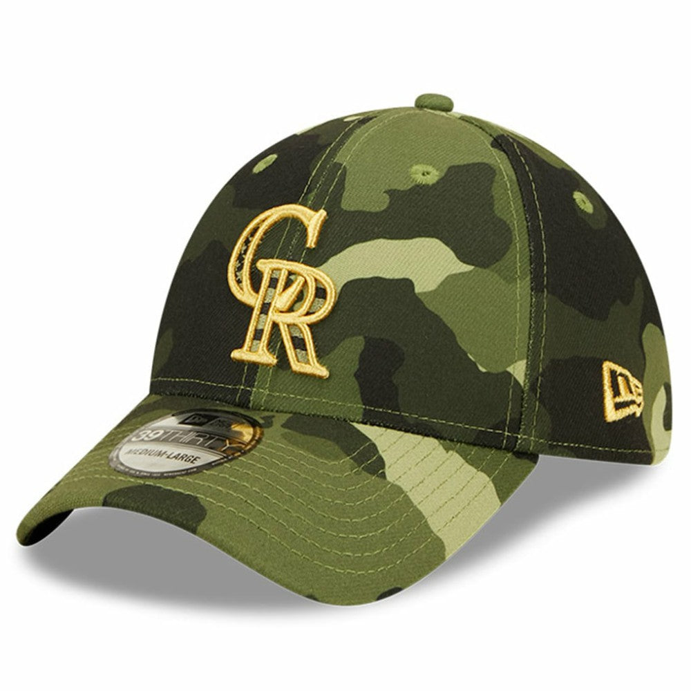 Colorado Rockies New Era 2022 Armed Forces Day 39THIRTY Flex Hat - MLB Hats