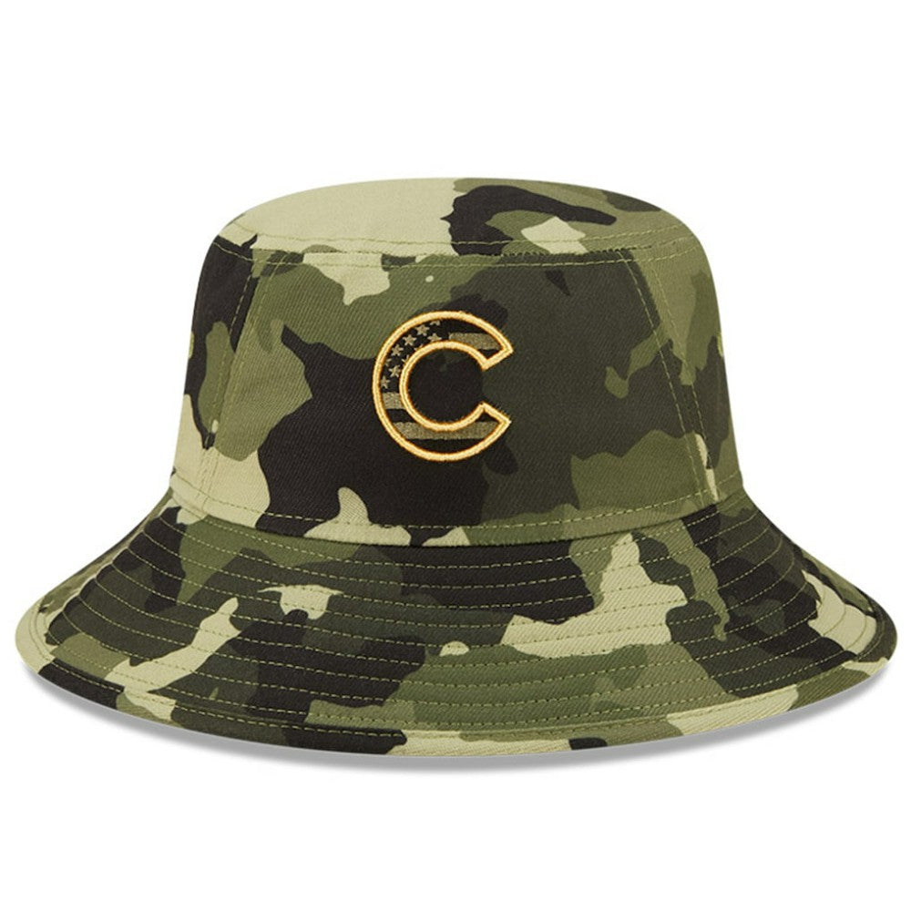 Chicago Cubs New Era 2022 Armed Forces Day Bucket Hat - MLB Hats