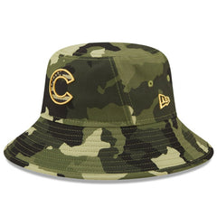 Chicago Cubs New Era 2022 Armed Forces Day Bucket Hat - MLB Hats