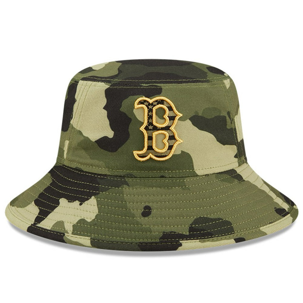 Boston Red Sox New Era 2022 Armed Forces Day Bucket Hat - MLB Hats