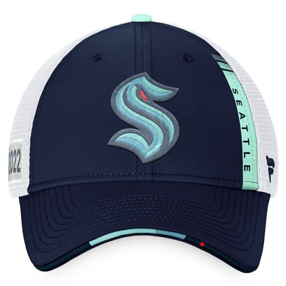 Seattle Kraken Fanatics 2022 NHL Draft Authentic Pro On Stage Trucker Adjustable Hat -  NHL Hats