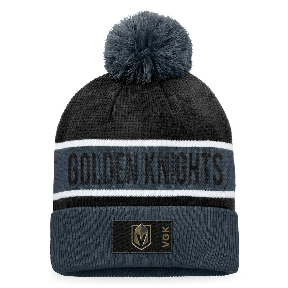 Vegas Golden Knights Fanatics Authentic Pro Rink Cuffed Knit Hat with Pom -  NHL Hats