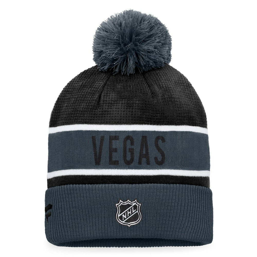 Vegas Golden Knights Fanatics Authentic Pro Rink Cuffed Knit Hat with Pom -  NHL Hats