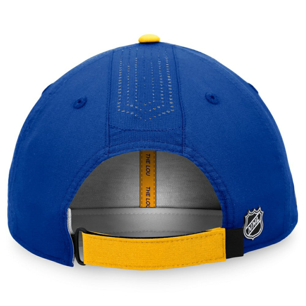 St. Louis Blues Fanatics Authentic Pro Rink Pinnacle Adjustable Hat -  NHL Hats