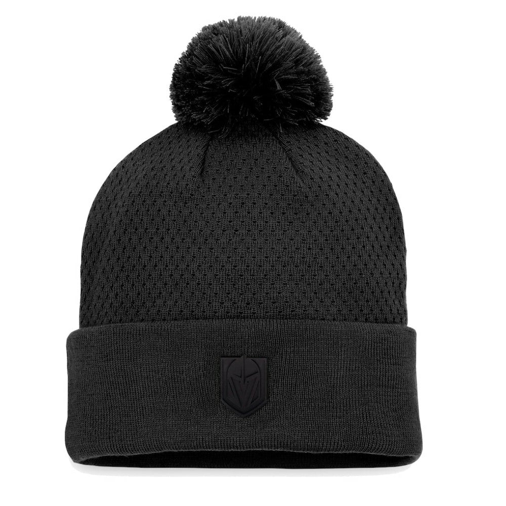 Vegas Golden Knights Fanatics Women's Authentic Pro Road Cuffed Knit Hat with Pom -  NHL Hats