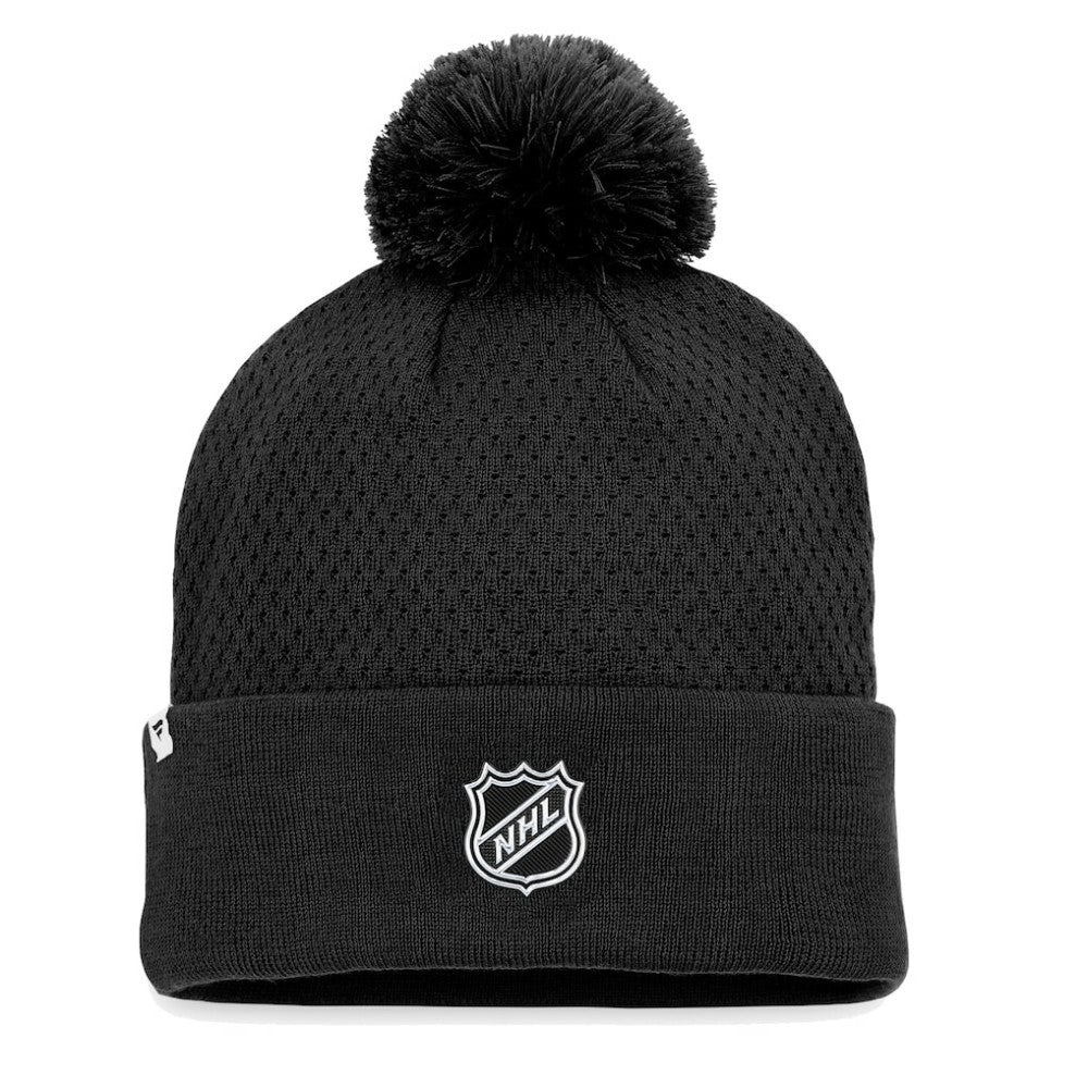 Vegas Golden Knights Fanatics Women's Authentic Pro Road Cuffed Knit Hat with Pom -  NHL Hats