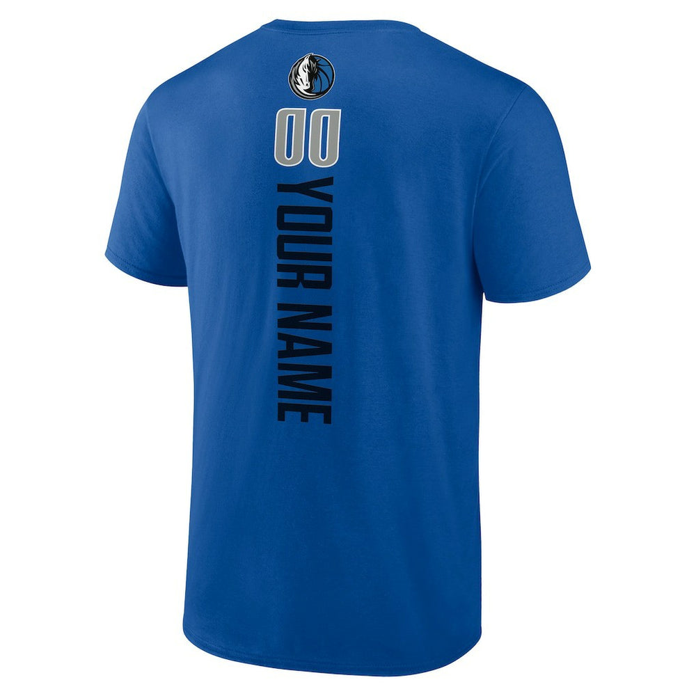 Blue Dallas Mavericks Personalized Playmaker Team T-Shirt sale | NBA