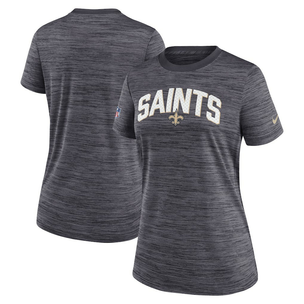 New Orleans Saints Women's Sideline Velocity Lockup Performance T-Shirt | NFL Near me