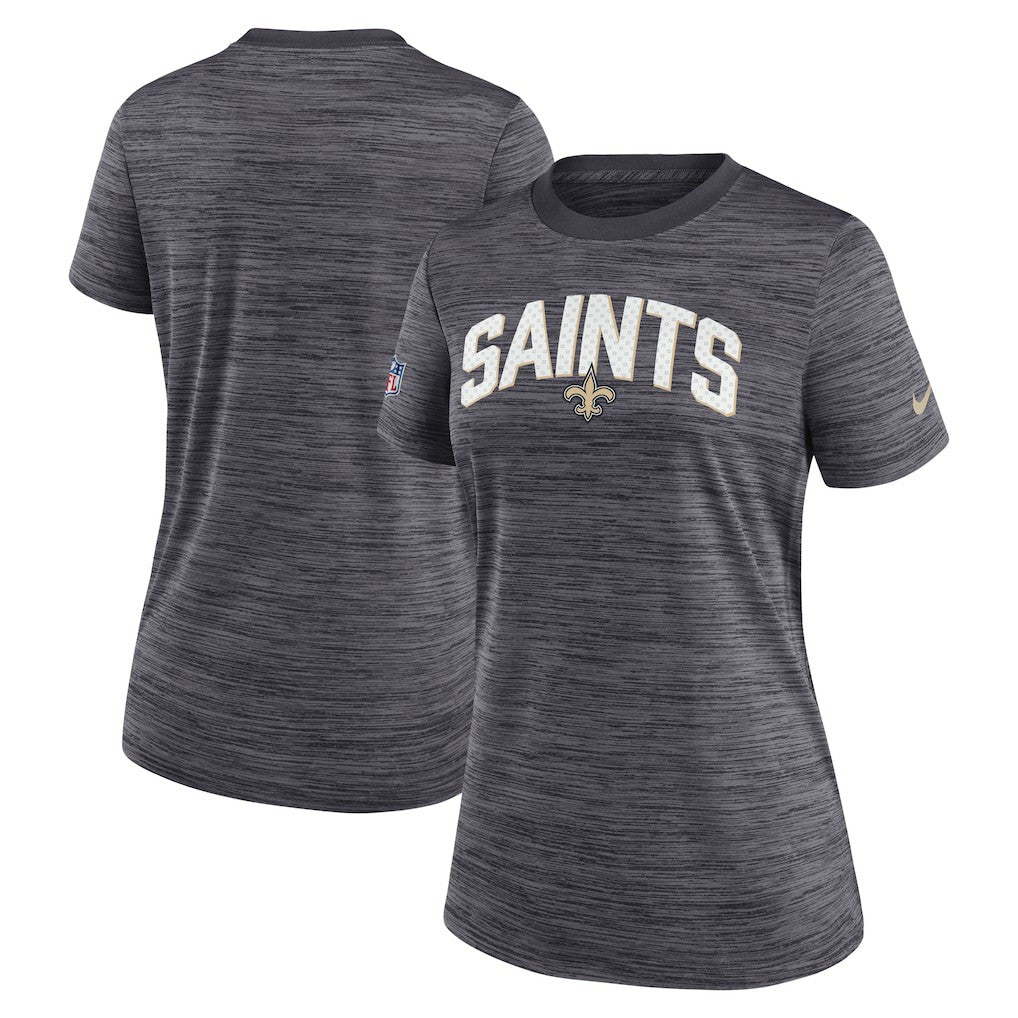 New Orleans Saints Women's Sideline Velocity Lockup Performance T-Shirt | NFL Near me