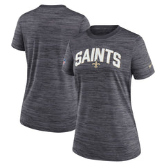 New Orleans Saints Women's Sideline Velocity Lockup Performance T-Shirt | NFL Near me