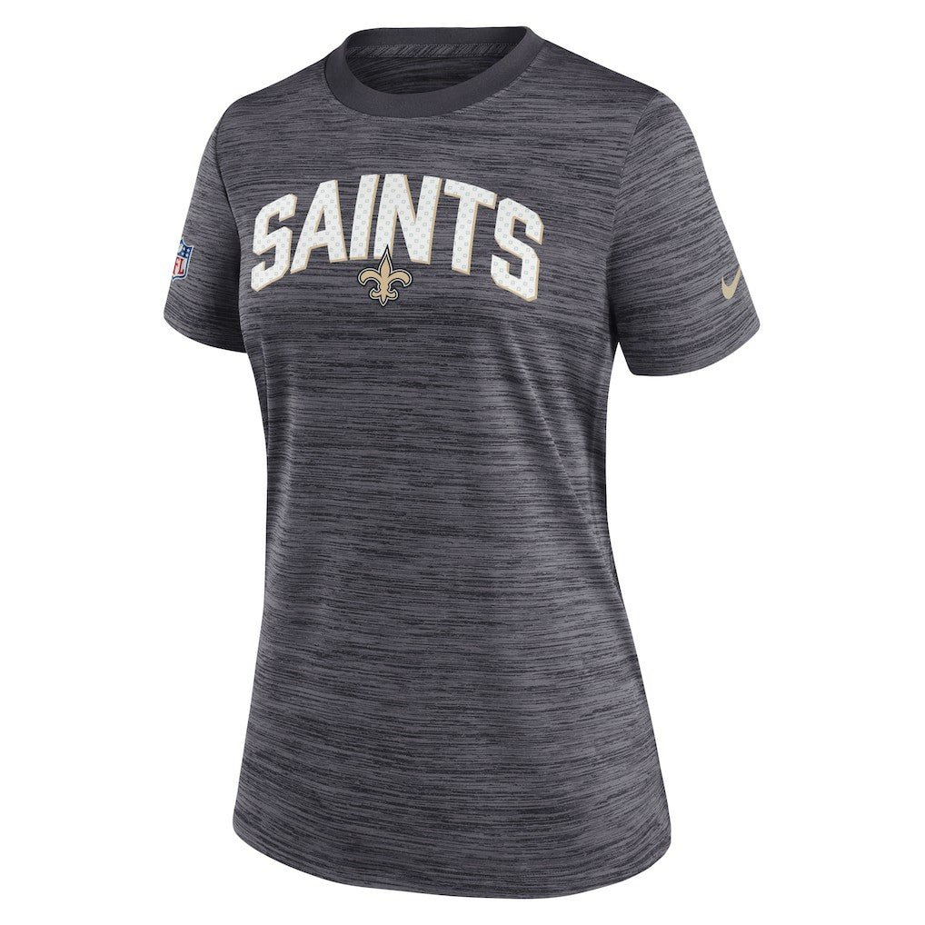 New Orleans Saints Women's Sideline Velocity Lockup Performance T-Shirt | NFL Near me
