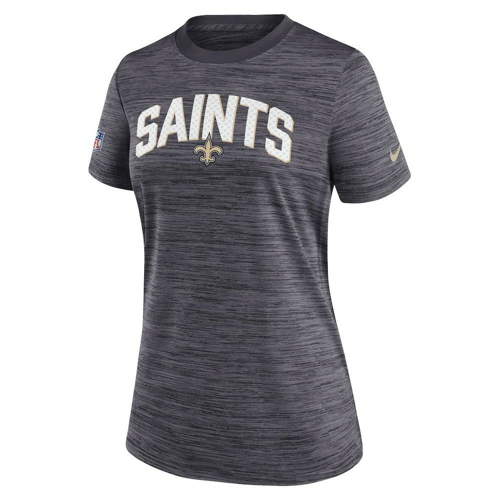 New Orleans Saints Women's Sideline Velocity Lockup Performance T-Shirt | NFL Near me