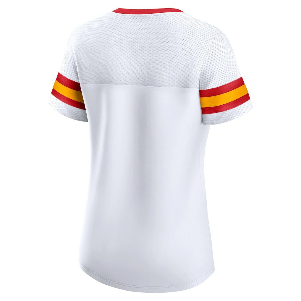 Kansas City Chiefs Women's Sunday Best Lace-Up T-Shirt | NFL Near me