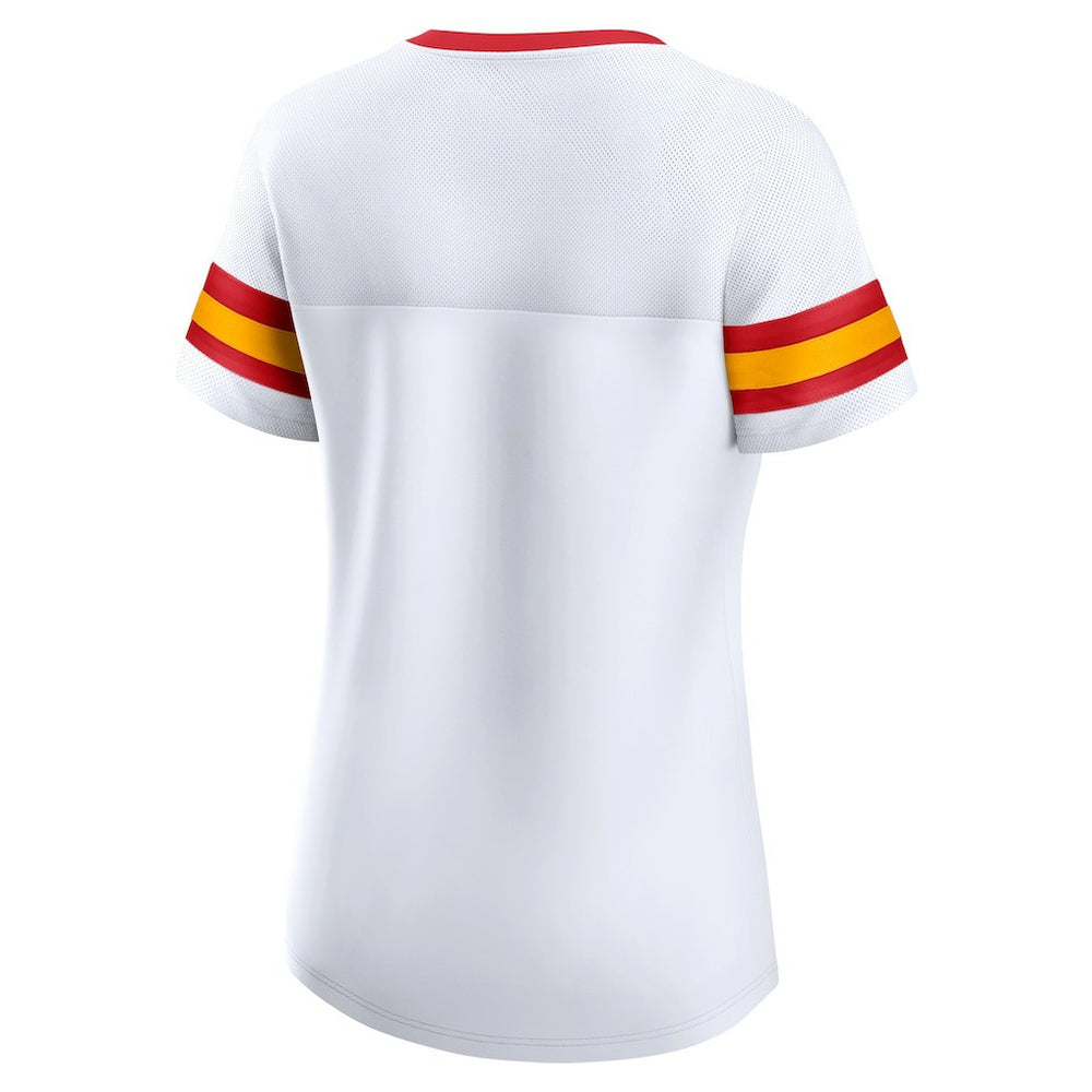 Kansas City Chiefs Women's Sunday Best Lace-Up T-Shirt | NFL Near me