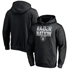 Las Vegas Raiders Hometown Collection Raider Nation Fitted Pullover Hoodie | NFL Hot