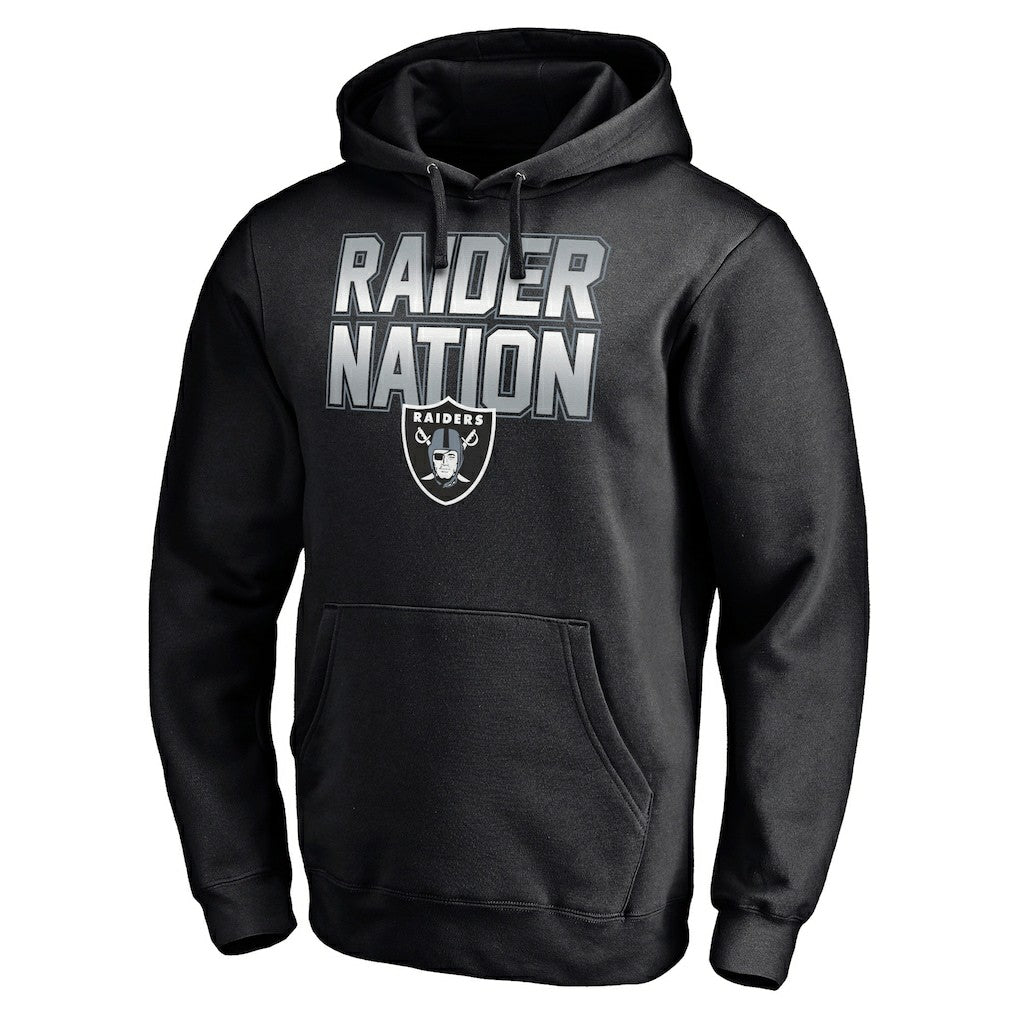 Las Vegas Raiders Hometown Collection Raider Nation Fitted Pullover Hoodie | NFL Hot