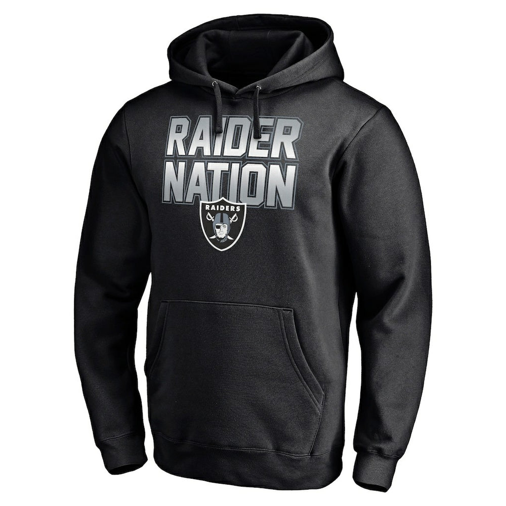 Las Vegas Raiders Hometown Collection Raider Nation Fitted Pullover Hoodie | NFL Hot