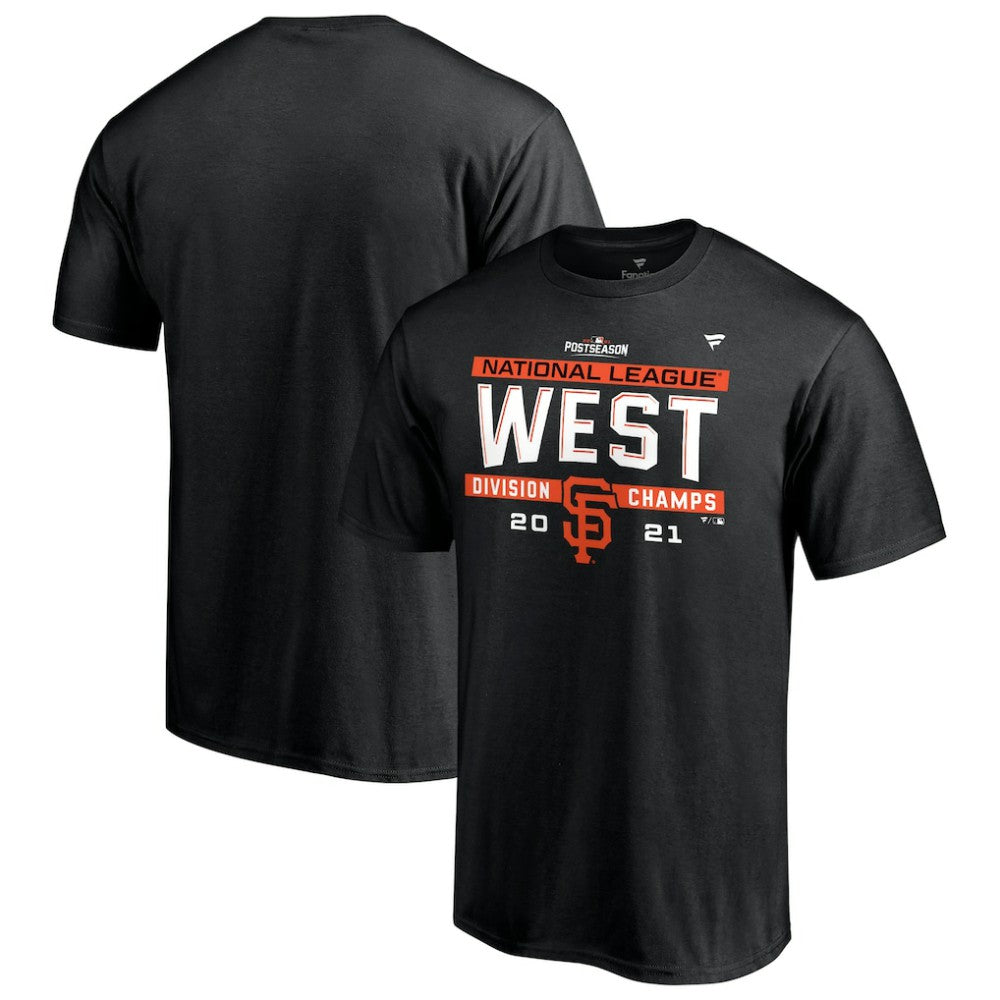 San Francisco Giants Fanatics 2021 NL West Division Champions Locker Room T-Shirt - MLB T-shirts