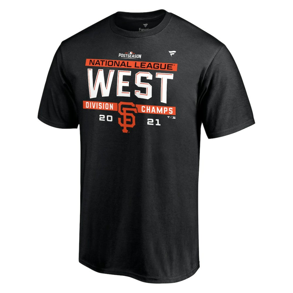 San Francisco Giants Fanatics 2021 NL West Division Champions Locker Room T-Shirt - MLB T-shirts