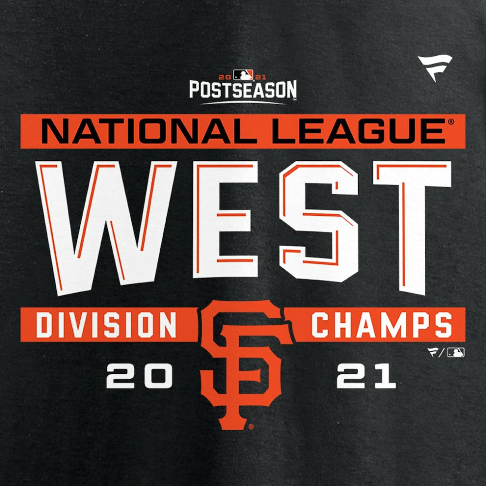 San Francisco Giants Fanatics 2021 NL West Division Champions Locker Room T-Shirt - MLB T-shirts