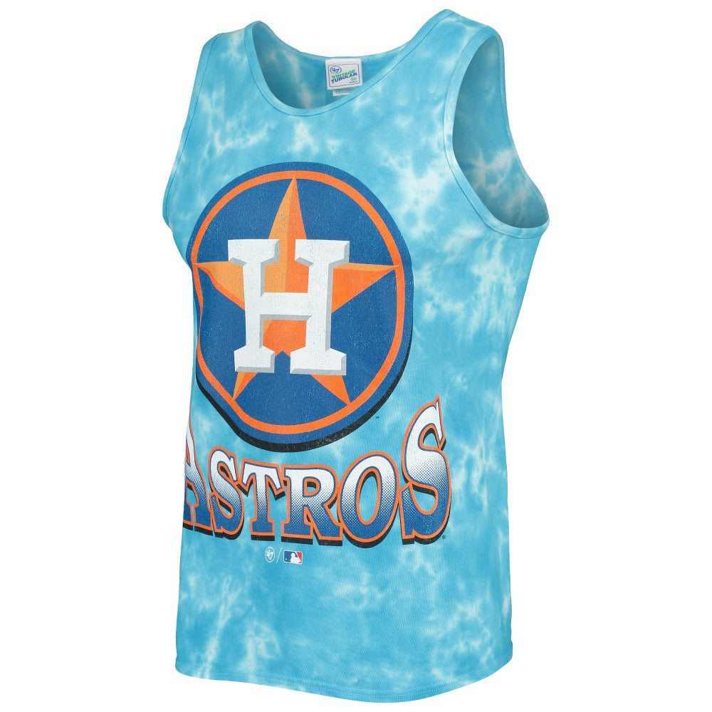 Houston Astros '47 Big Leaguer Tubular Tie-Dye Tank Top - MLB Tanks