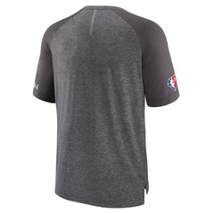 Heathered Gray Washington Wizards 2022 Noches Ene-Be-A Core Shooting Raglan T-Shirt | NBA