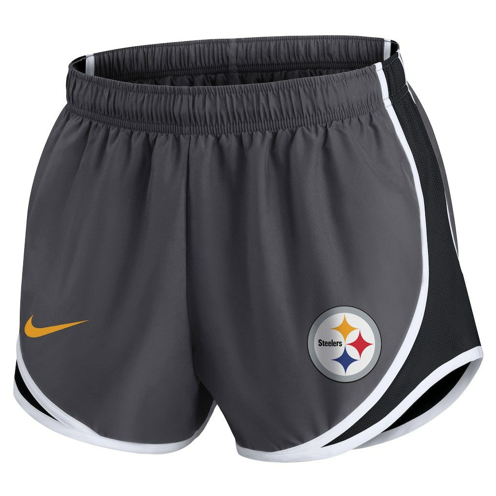 Pittsburgh Steelers Women's Plus Size Logo Performance Tempo Shorts | NFL New