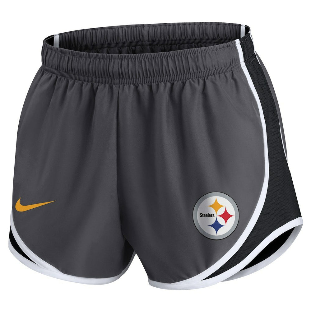 Pittsburgh Steelers Women's Plus Size Logo Performance Tempo Shorts | NFL New