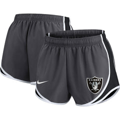 Las Vegas Raiders Women's Plus Size Logo Performance Tempo Shorts | NFL On sale