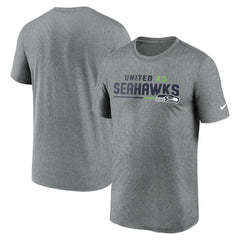 Seattle Seahawks Legend Team Shoutout Performance T-Shirt | NFL Sale