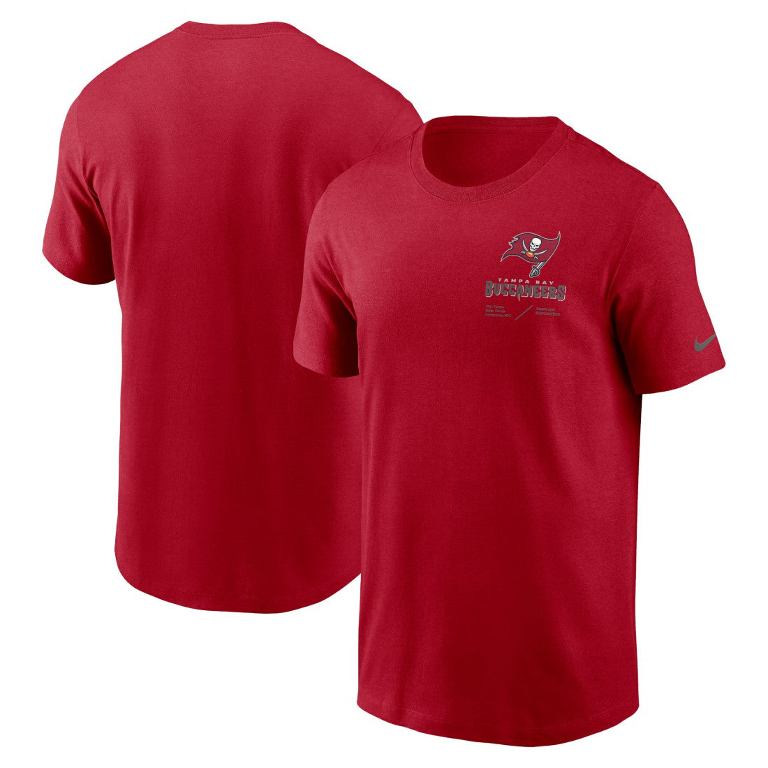 Tampa Bay Buccaneers Sideline Infograph Lockup Performance T-Shirt | NFL Online