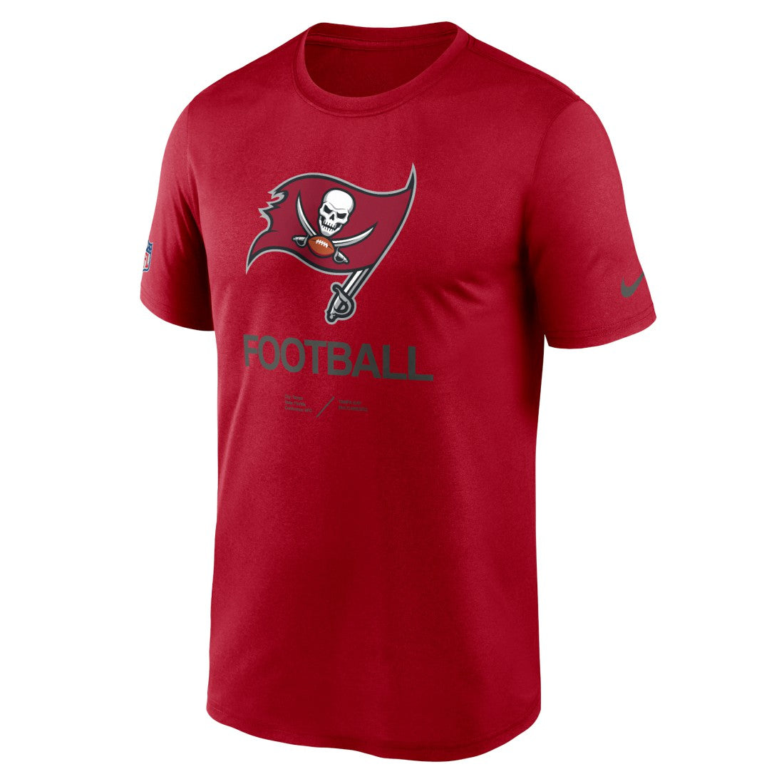 Tampa Bay Buccaneers Sideline Infograph Performance T-Shirt | NFL On sale