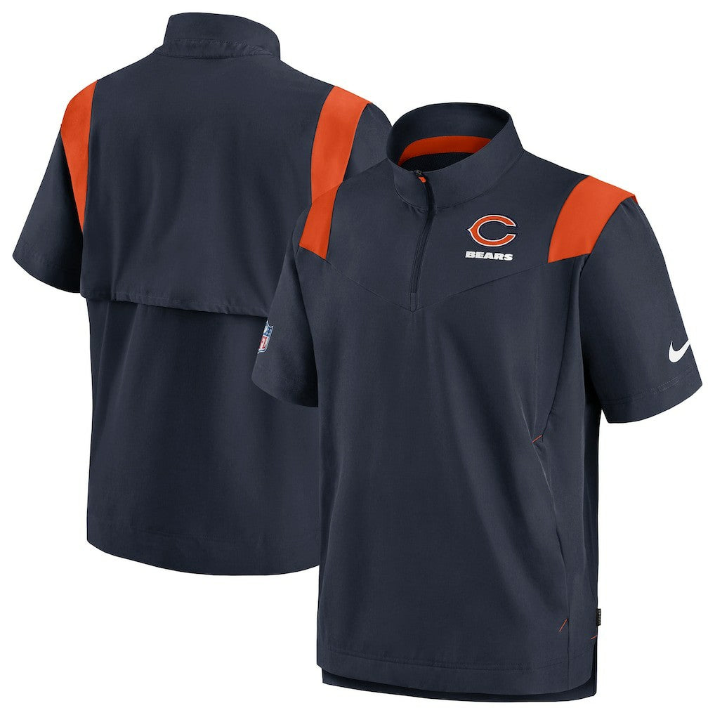 Chicago Bears Sideline Coaches Chevron Lockup Pullover Top | NFL Sale