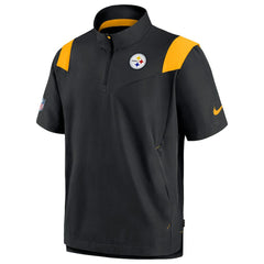 Pittsburgh Steelers Sideline Coaches Chevron Lockup Pullover Top | NFL US
