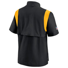 Pittsburgh Steelers Sideline Coaches Chevron Lockup Pullover Top | NFL US