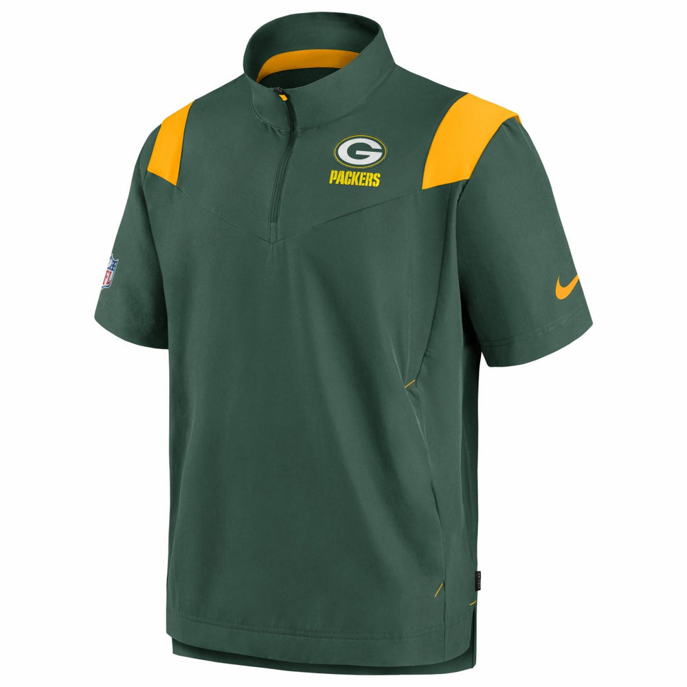 Green Bay Packers Sideline Coaches Chevron Lockup Pullover Top | NFL Hot