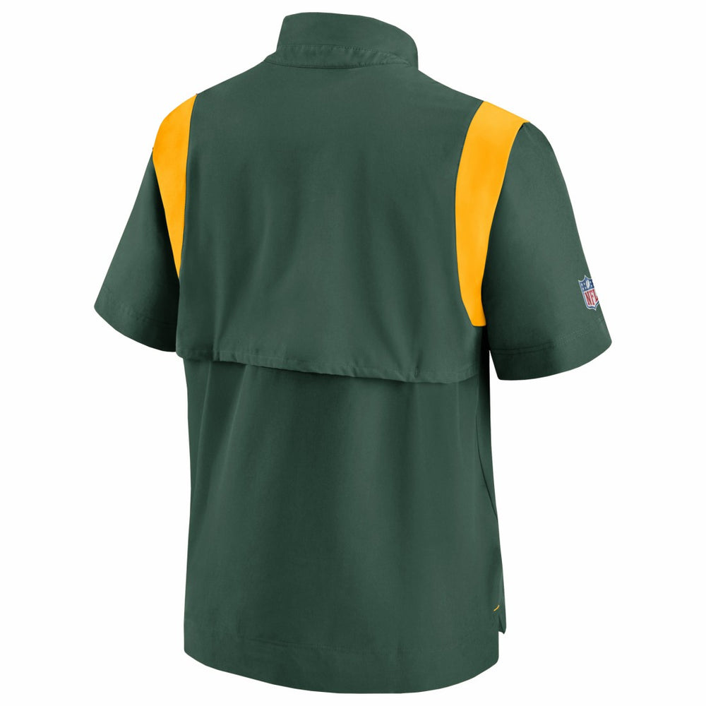 Green Bay Packers Sideline Coaches Chevron Lockup Pullover Top | NFL Hot