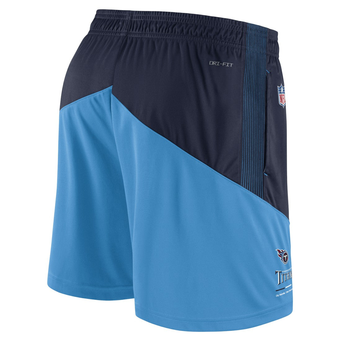 Tennessee Titans Sideline Primary Lockup Performance Shorts | NFL Near me