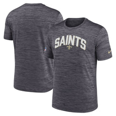 New Orleans Saints Sideline Velocity Athletic Stack Performance T-Shirt | NFL New