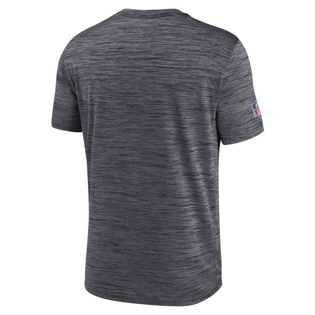 New Orleans Saints Sideline Velocity Athletic Stack Performance T-Shirt | NFL New